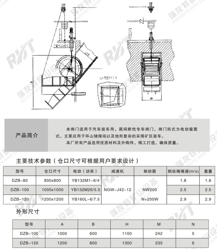 DZB型滑坡電動(dòng)裝車(chē)簸箕